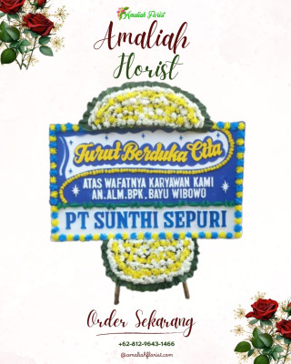 Papan Bunga Duka di Keboncau