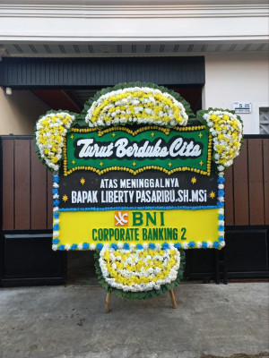 Papan Bunga Duka di Keboncau