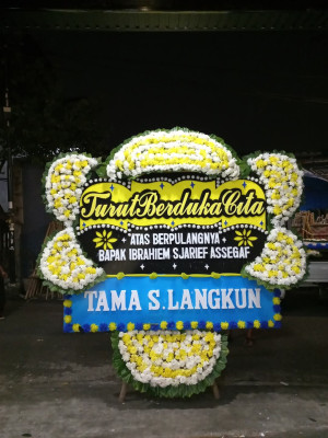 Papan Bunga Duka di Keboncau