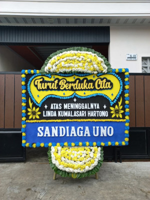 Papan Bunga Duka di Keboncau