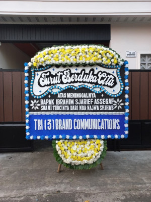 Papan Bunga Duka di Keboncau